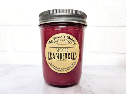 Spiced Cranberries Soy Wax Candle