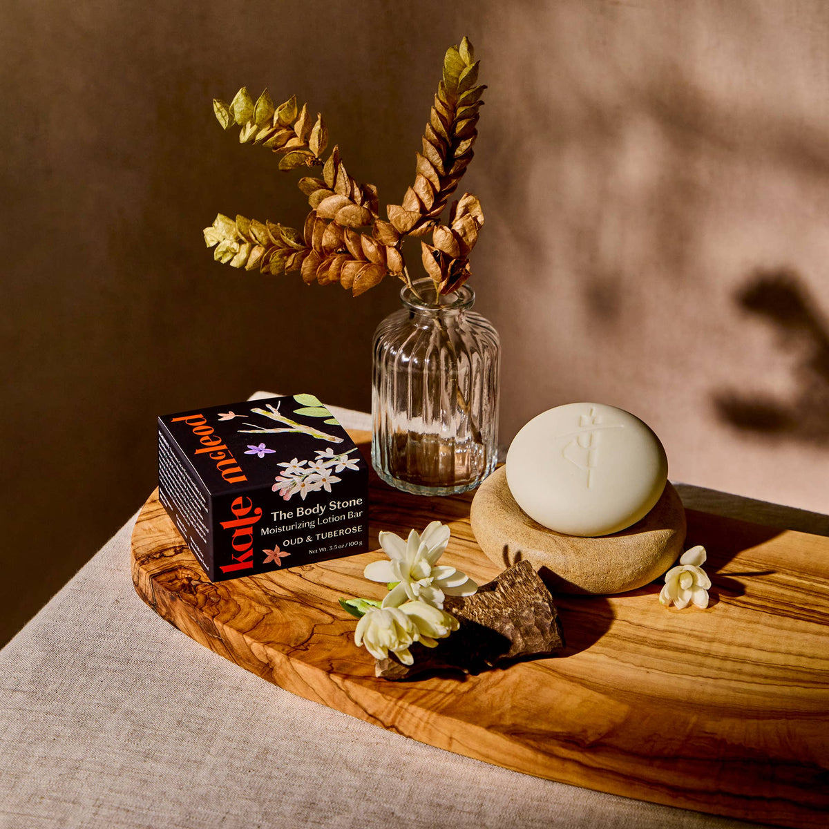Oud & Tuberose Body Stone Lotion Bar