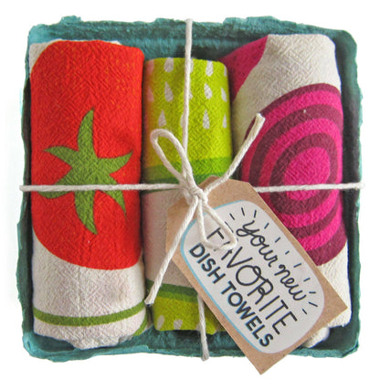 Farmer's Market Tea Towel Set