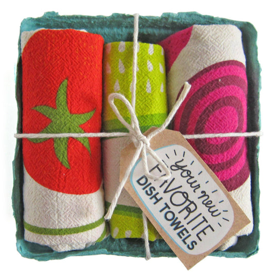 Farmer's Market Tea Towel Set