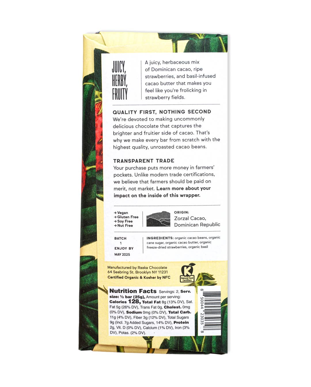 Strawberry Basil Chocolate