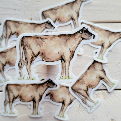 Jersey Cow Vinyl Sticker