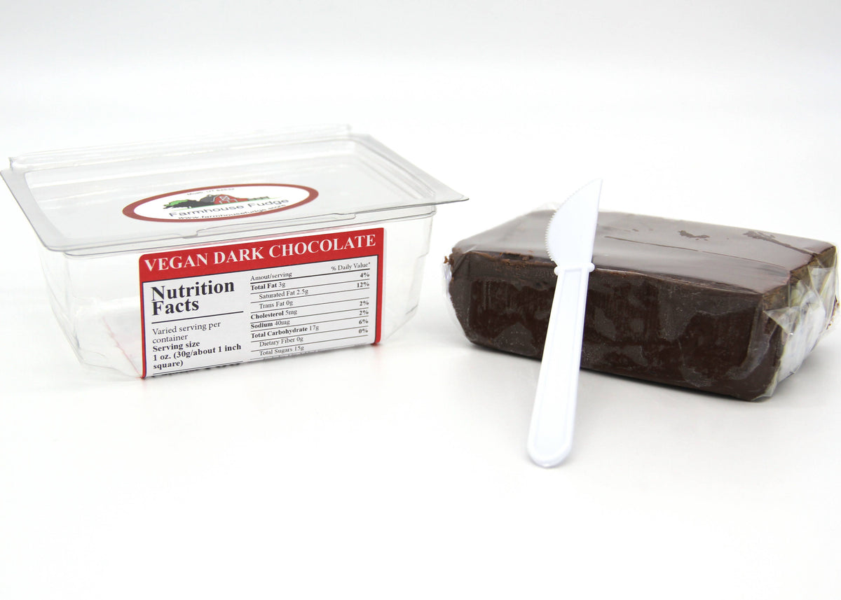 Vegan Dark Chocolate Fudge 8 oz.