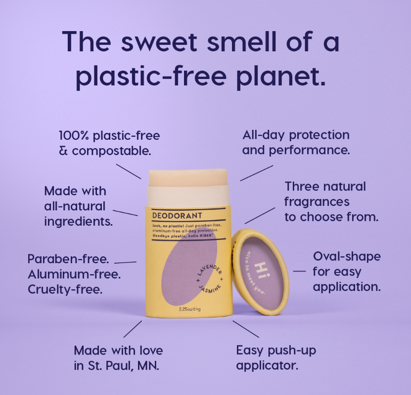HiBAR Plastic Free Deodorant (pick a scent)