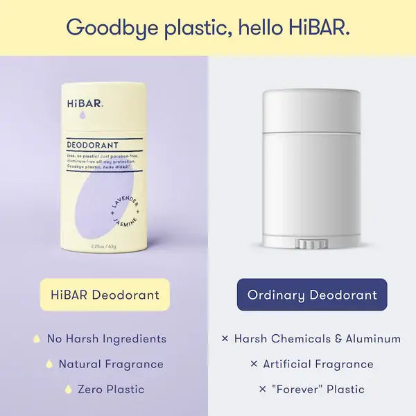 HiBAR Plastic Free Deodorant (pick a scent)