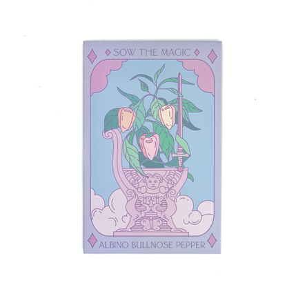 Albino Bullnose Pepper Tarot Garden