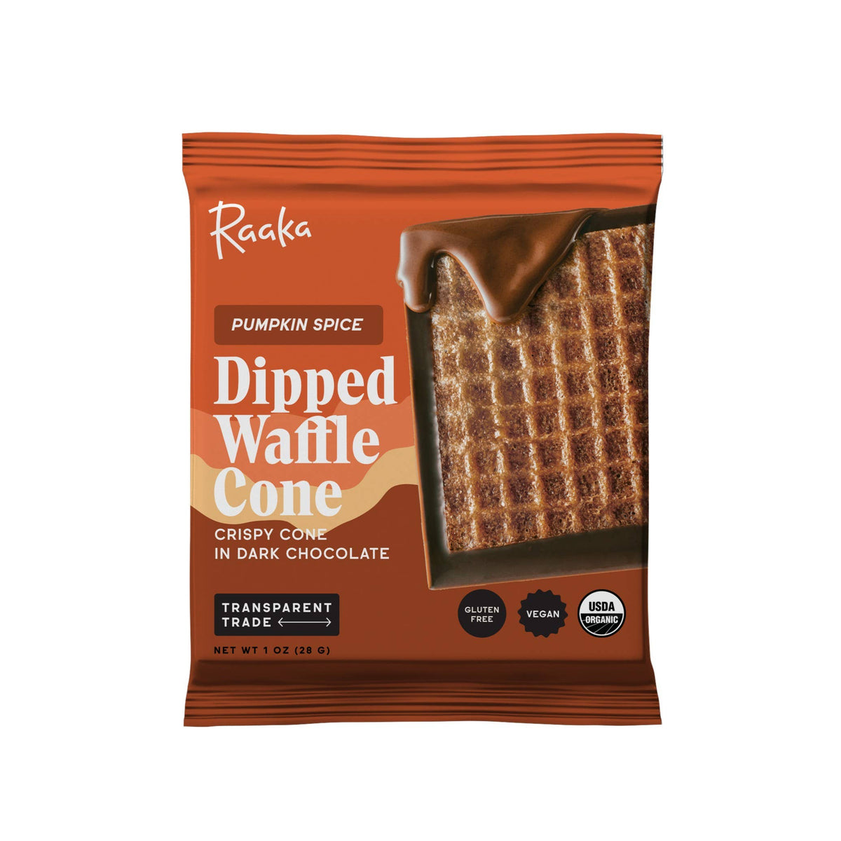 Pumpkin Spice Chocolate Waffle Cone Bar