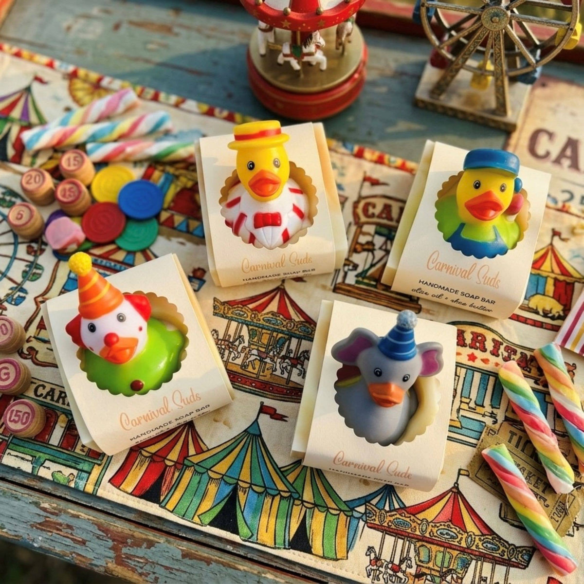Carnival Suds Handmade Novelty Soap Bar