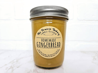 Homemade Gingerbread Soy Wax Candle