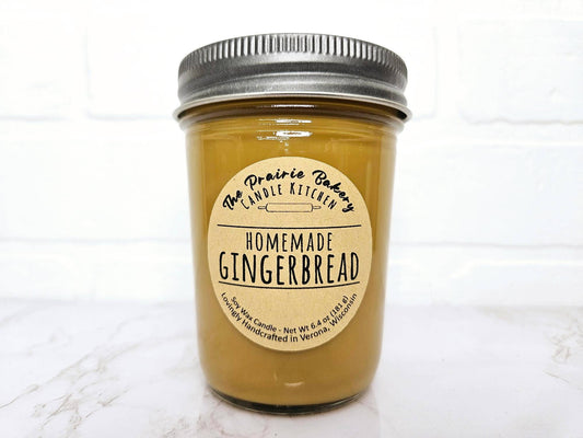 Homemade Gingerbread Soy Wax Candle