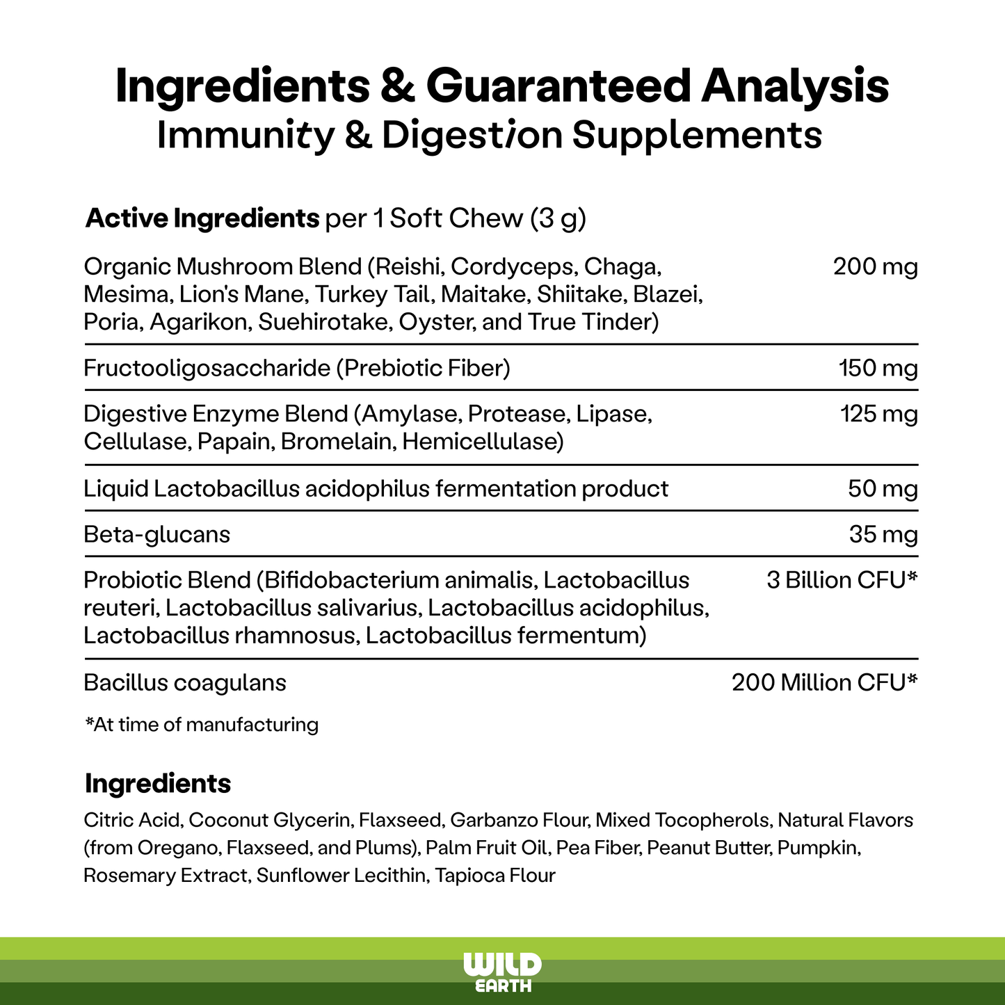 Immunity & Digestion Dog Supplements