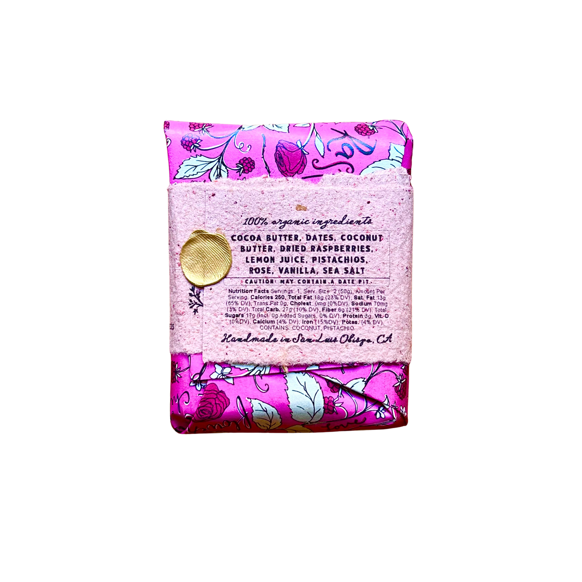 Pistachio Raspberry Rose Fudge 