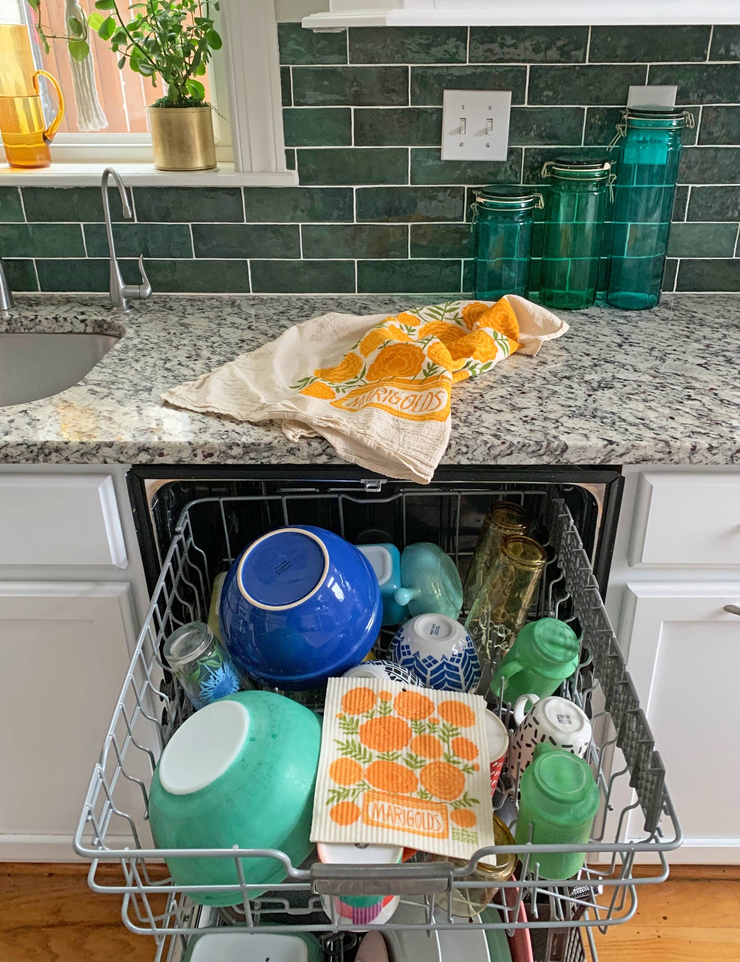 Marigold Tea Towel