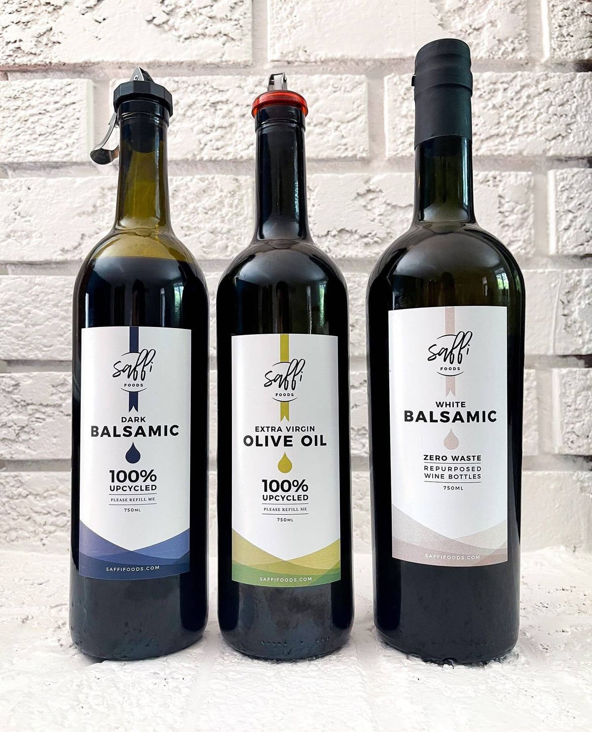 Saffi Saana Dark Balsamic Vinegar - 750ml wine bottle