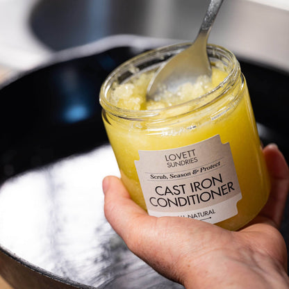 Cast Iron Conditioner Scrub & Seasoning