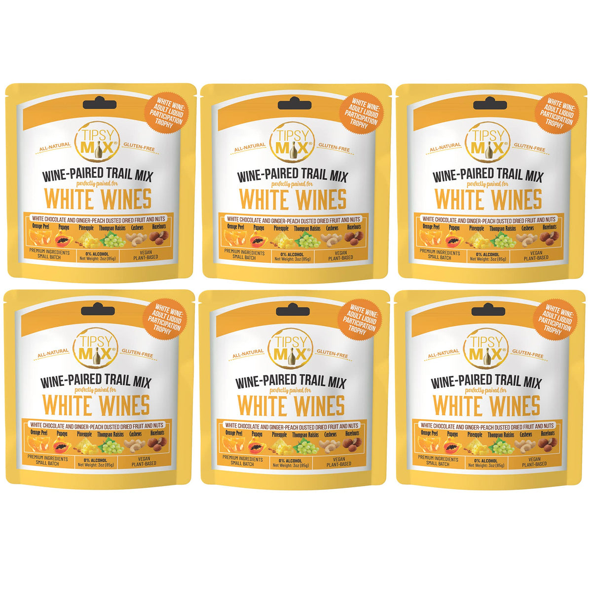 Wine-Paired Trail Mix, White Wines