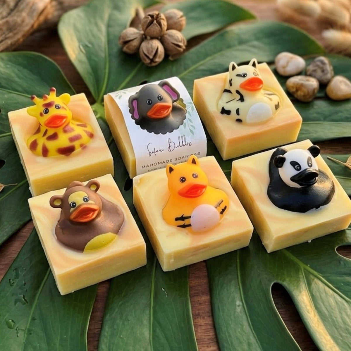 Safari Animals Handmade Novelty Soap Bar