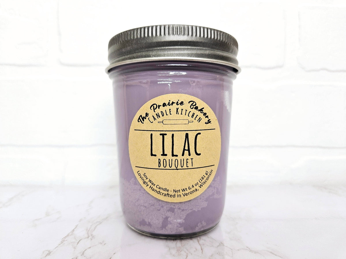 Lilac Bouquet Scented Soy Wax Candle