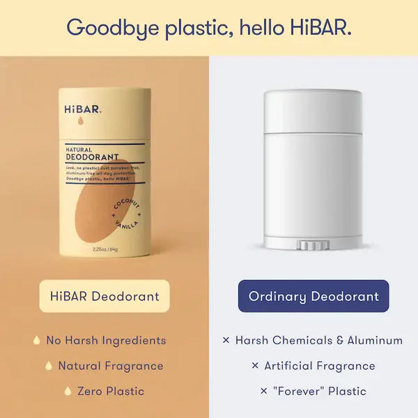 HiBAR Deodorant  Coconut + Vanilla