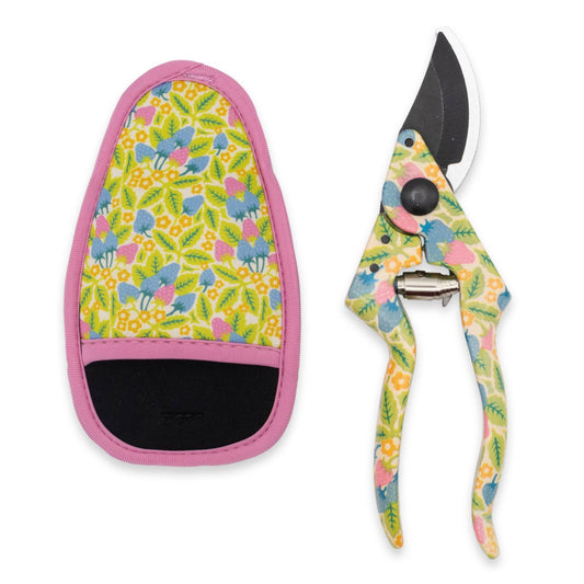 Willow and Belle Strawberries Secateurs With Pouch