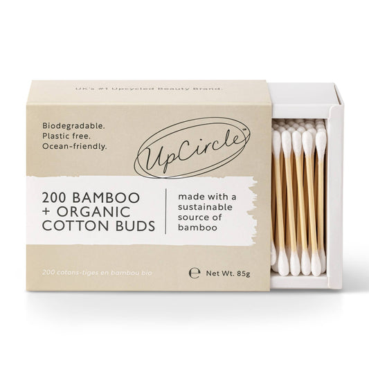 Organic, Plastic Free, Cotton + Bamboo Buds