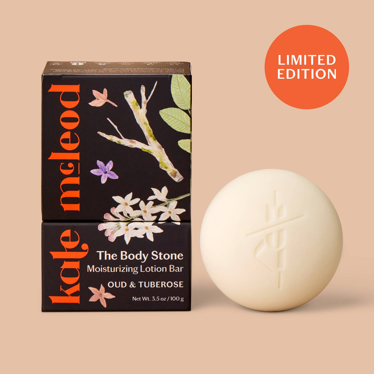 Oud & Tuberose Body Stone Lotion Bar