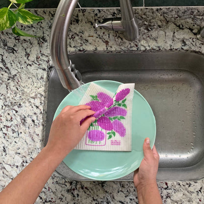 Lilac Sponge Cloth