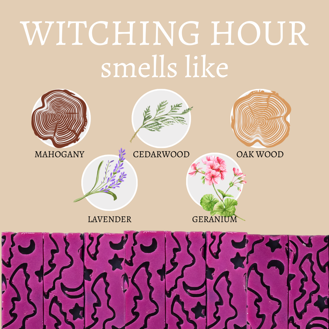 Witching Hour Halloween Handmade Soap Bar