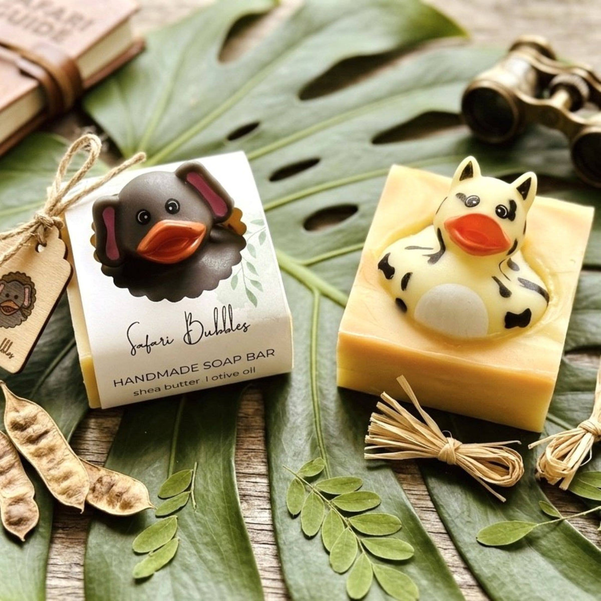 Safari Animals Handmade Novelty Soap Bar