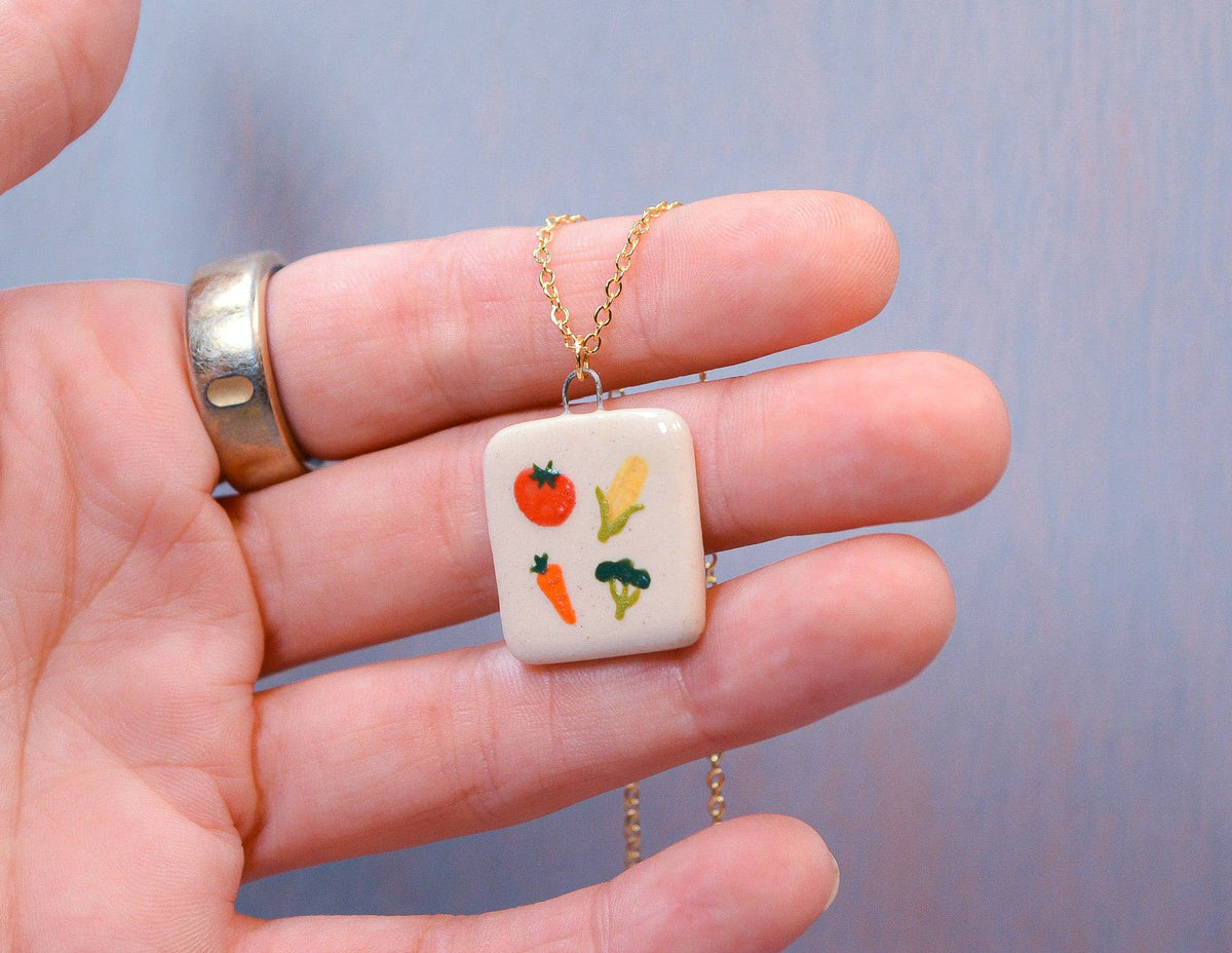 Veggie Garden Charm Necklace