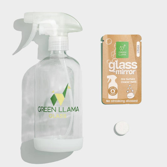 Refillable Glass Cleaning Kit