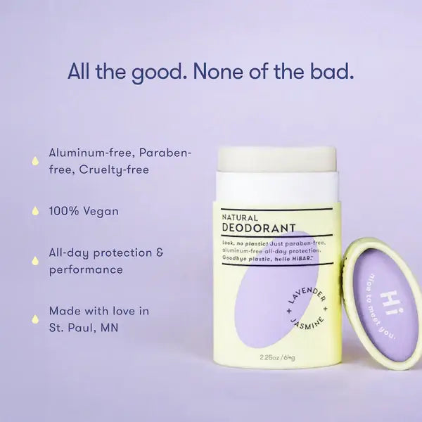 HiBAR Plastic Free Deodorant (pick a scent)