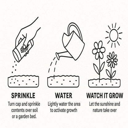 Good Vibes Shaker Garden Can Seed Kit