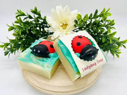 Ladybug Handmade Soap Bar for Kids