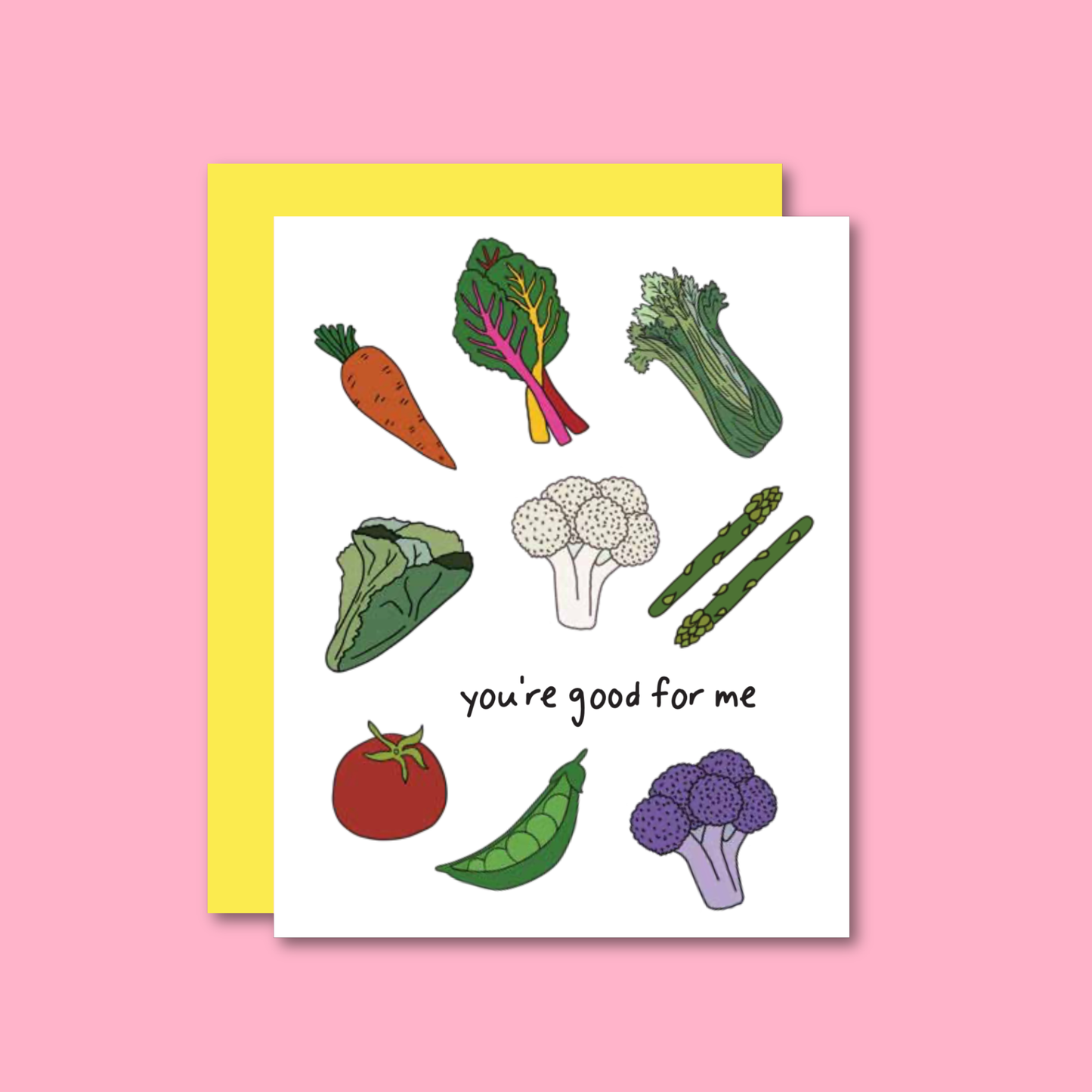 You're Good For Me Risograph Card