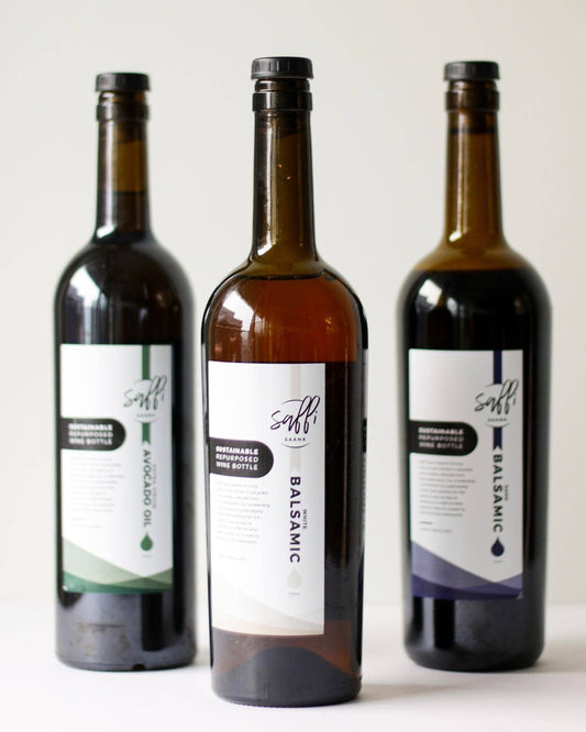 Saffi Saana White Balsamic Vinegar - 750ml wine bottle
