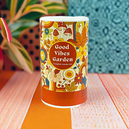 Good Vibes Shaker Garden Can Seed Kit
