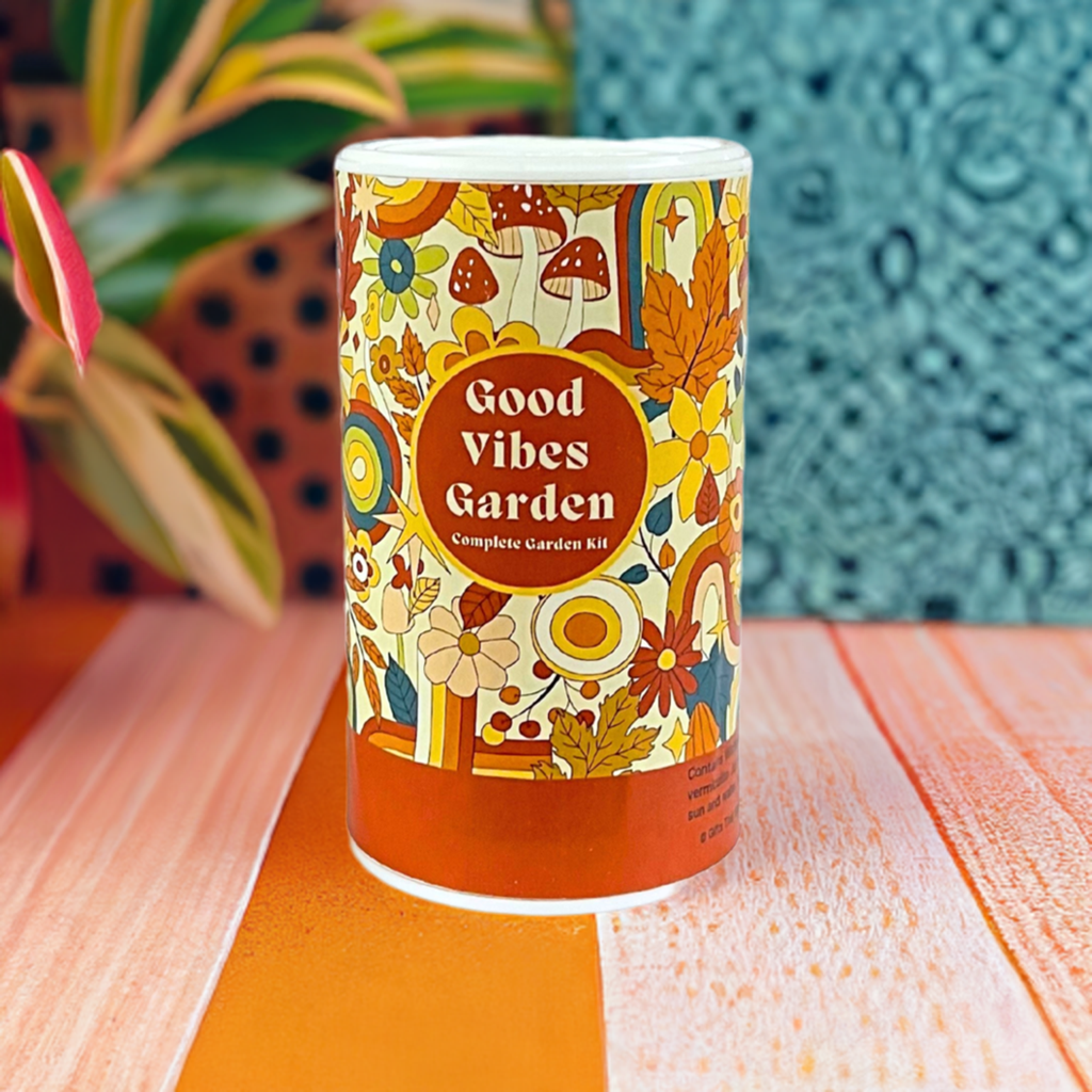 Good Vibes Shaker Garden Can Seed Kit