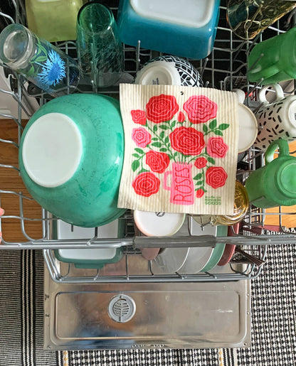 Rose Sponge Cloth
